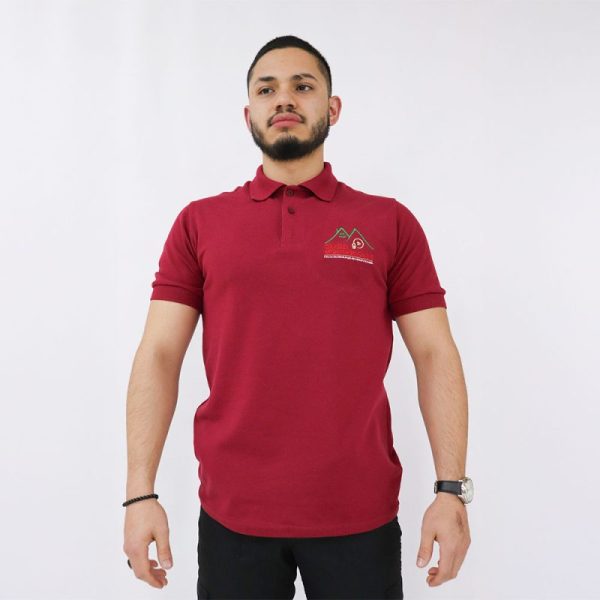 Camiseta Tipo Polo Vinotinto