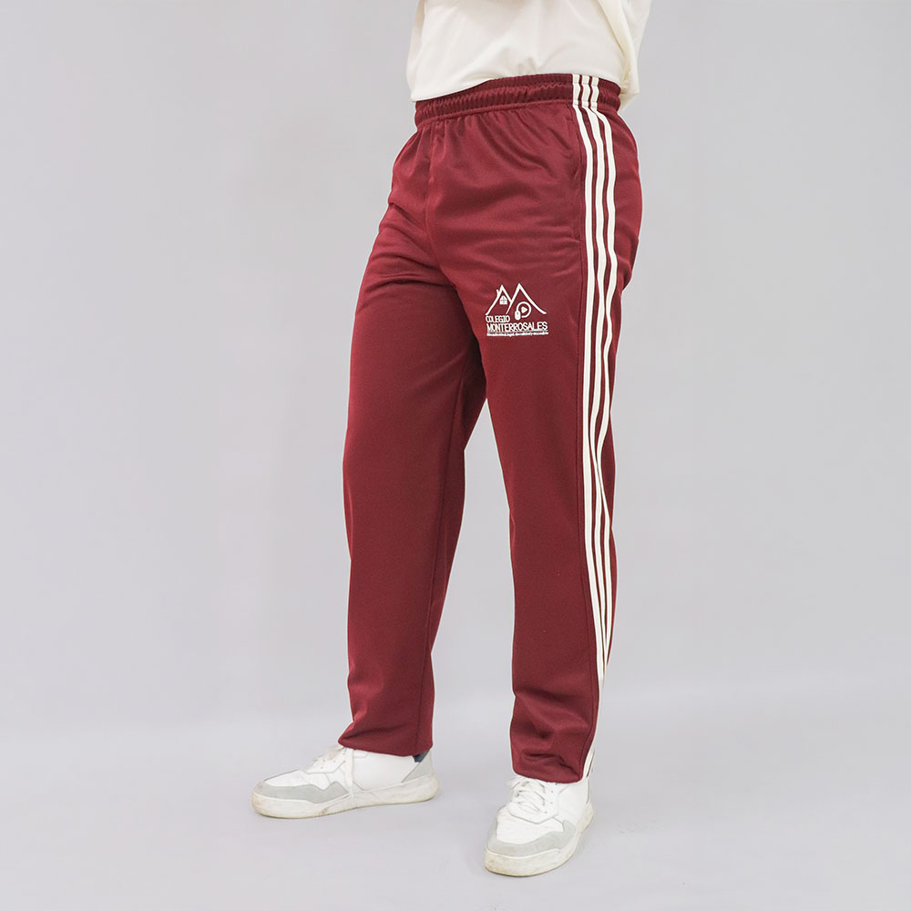Pantalón sudadera vinotinto